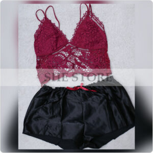 Long Bra With Silk Short